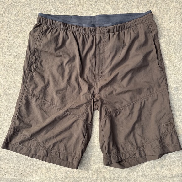 The North Face Men's Hiking Shorts Brown Size XL Pocket Outdoor - Picture 1 of 8